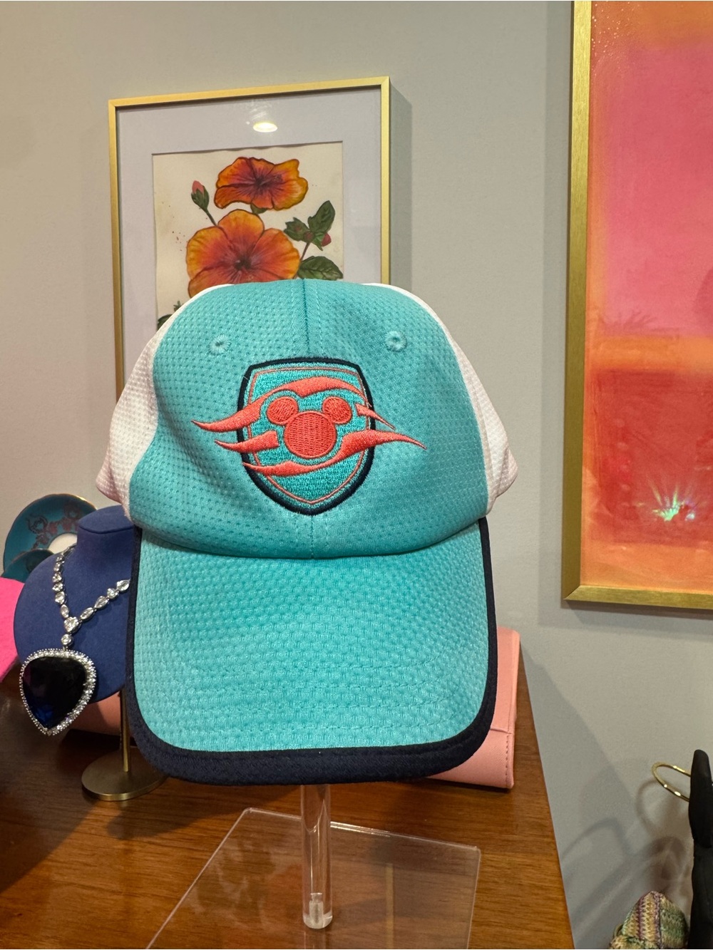 Disney cruise line real and coral hat